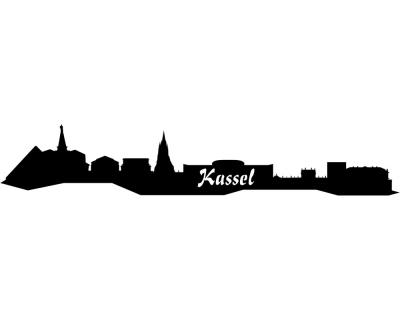 Kassel Skyline Sticker Aufkleber - Ansicht 1