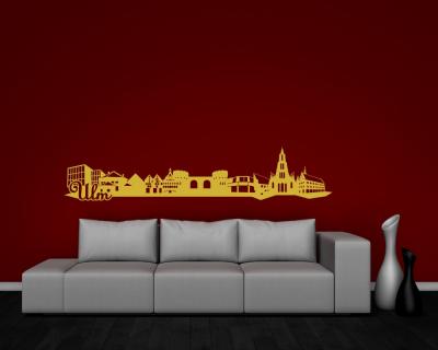 Ulm Skyline Wandtattoo