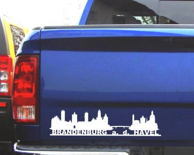 Brandenburg an der Havel Skyline Aufkleber - Ansicht 2