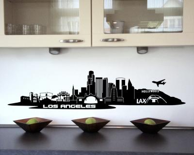 Los Angeles Skyline Wandtattoo - Ansicht 2