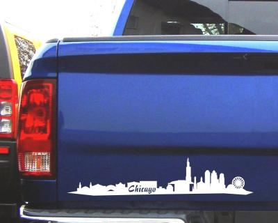 Chicago Skyline Aufkleber