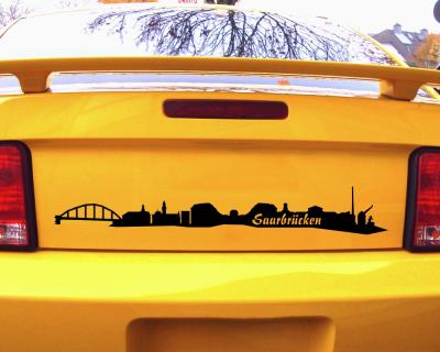 Saarbr�cken Skyline Aufkleber