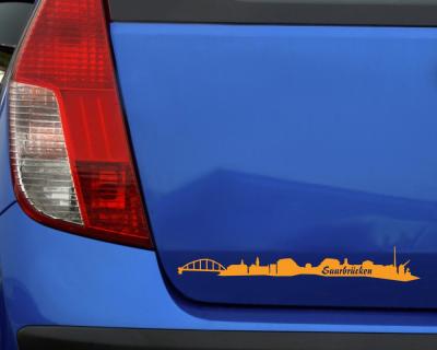 Saarbr�cken Skyline Aufkleber - Ansicht 3