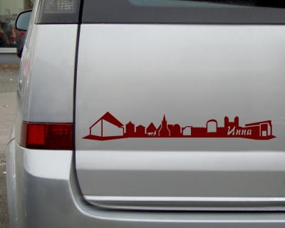 Unna Skyline Aufkleber