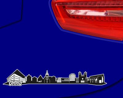 Unna Skyline Autoaufkleber - Ansicht 3