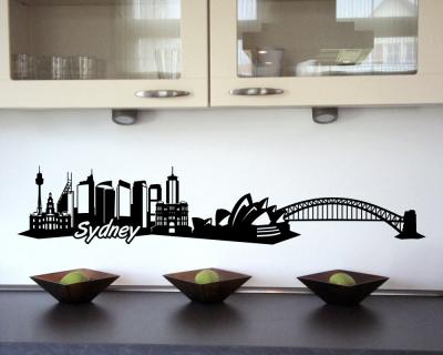 Sydney Skyline Wandtattoo