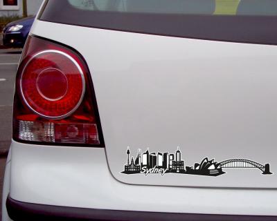 Sydney Skyline Autoaufkleber - Ansicht 2