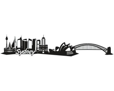 Sydney Skyline Autoaufkleber - Ansicht 1
