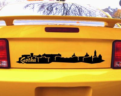 Gotha Skyline Aufkleber - Ansicht 3