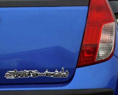Gotha Skyline Autoaufkleber - Ansicht 2