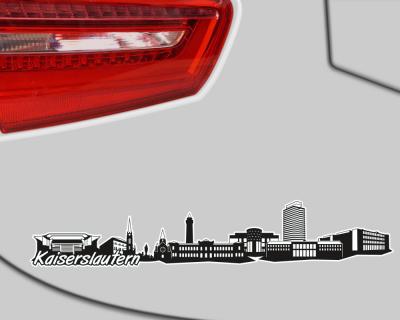 Kaiserslautern Skyline Autoaufkleber