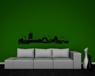 Osnabr�ck Skyline Wandtattoo - Ansicht 3