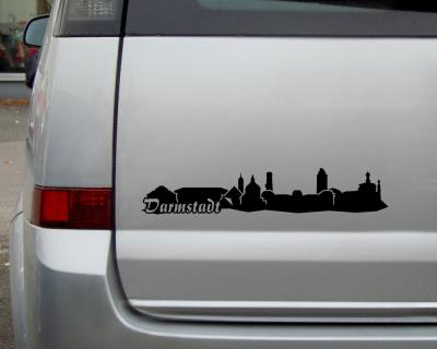 Darmstadt Skyline Aufkleber