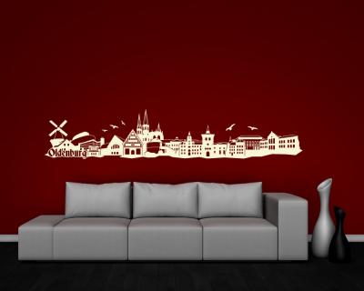 Oldenburg Skyline Wandaufkleber