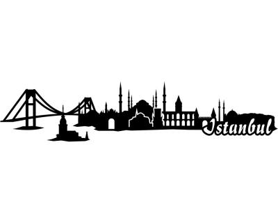 Istanbul Skyline Sticker Aufkleber - Ansicht 1