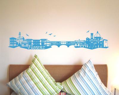 Florenz Skyline Wandtattoo