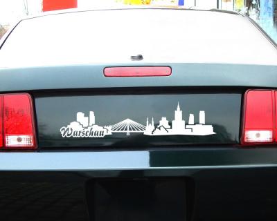 Warschau Skyline Aufkleber - Ansicht 2