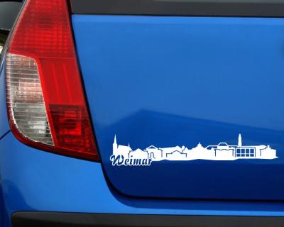 Weimar Skyline Sticker Aufkleber - Ansicht 2