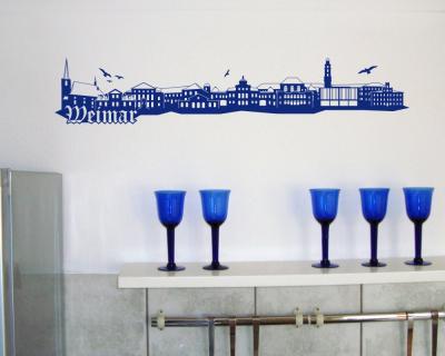 Weimar Skyline Wandtattoo - Ansicht 2