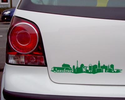 Innsbruck Skyline Sticker Aufkleber