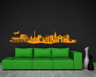 Innsbruck Skyline Wandaufkleber - Ansicht 3