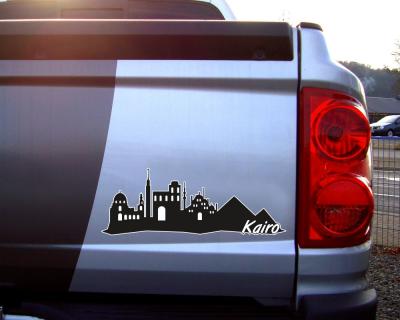 Kairo Skyline Autoaufkleber