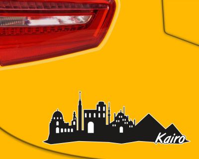 Kairo Skyline Autoaufkleber - Ansicht 3