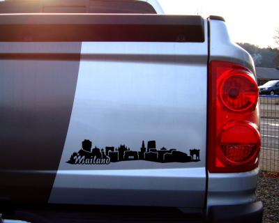 Mailand Skyline Sticker Aufkleber - Ansicht 2
