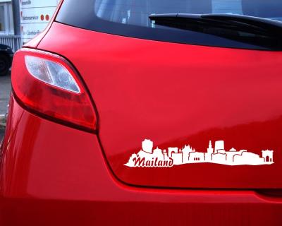 Mailand Skyline Sticker Aufkleber