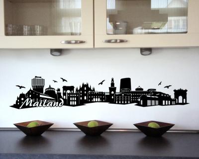 Mailand Skyline Wandaufkleber - Ansicht 3