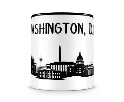 Washington, D.C. Skyline Kaffeetasse Kaffeepott - Ansicht 2