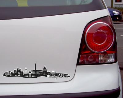 Washington Skyline Autoaufkleber - Ansicht 2