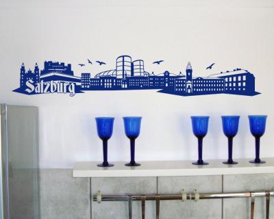 Salzburg Skyline Wandaufkleber - Ansicht 2