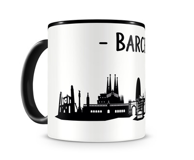 Barcelona Skyline Kaffeetasse Kaffeepott