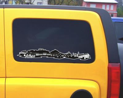 Athen Skyline Autoaufkleber - Ansicht 2