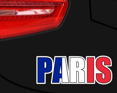 Paris Schriftzug Aufkleber - Ansicht 3