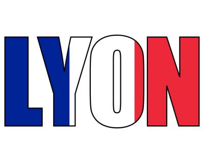 Lyon Schriftzug Autoaufkleber