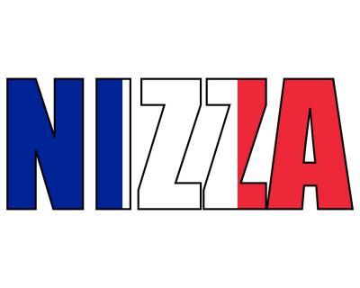 Nizza Schriftzug Aufkleber - Ansicht 1