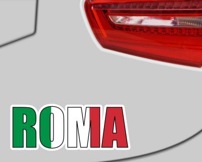 Roma Schriftzug Skyline Aufkleber Rom - Ansicht 2