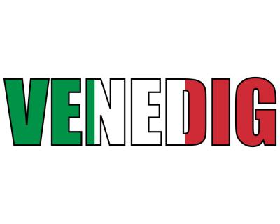 Venedig Schriftzug Autoaufkleber - Ansicht 1