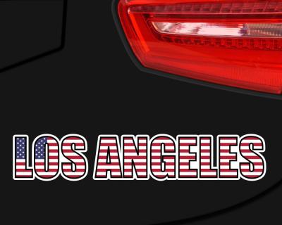 Los Angeles Schriftzug Aufkleber