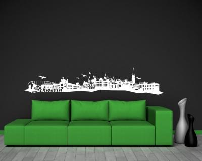 Schwerin Skyline Wandaufkleber - Ansicht 3