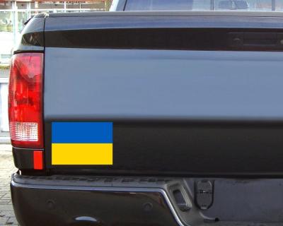 Ukraine Flagge Aufkleber Autoaufkleber - Ansicht 3