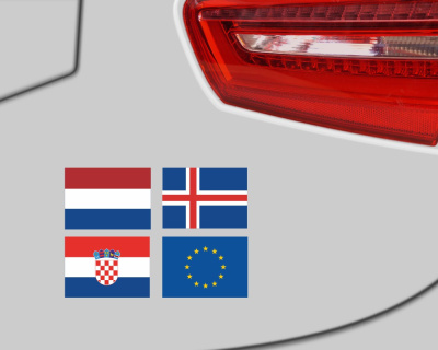 Aufkleber Set Europa Flaggen - Ansicht 5